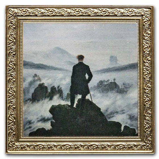 2021 Niue 1 oz Silver Friedrich: Wanderer Above the Sea of Fog 2021 Niue 1 oz Silver Friedrich: Wanderer Above the Sea of Fog
