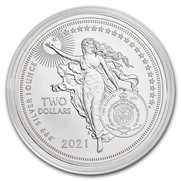 Buy 2021 Niue 1 oz Silver Icons of Inspiration: da Vinci BU | APMEX