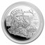 2021 Niue 1 oz Silver Icons of Inspiration: da Vinci Proof
