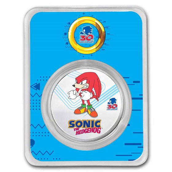 2021 Niue 1 oz Silver Knuckles Colorized (with TEP)