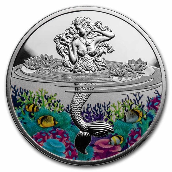 2021 Niue 1 oz Silver Proof Mermaid 2021 Niue 1 oz Silver Proof Mermaid