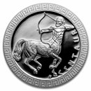 2021 Niue 1 oz Silver Proof Mythical Creatures: Centaur