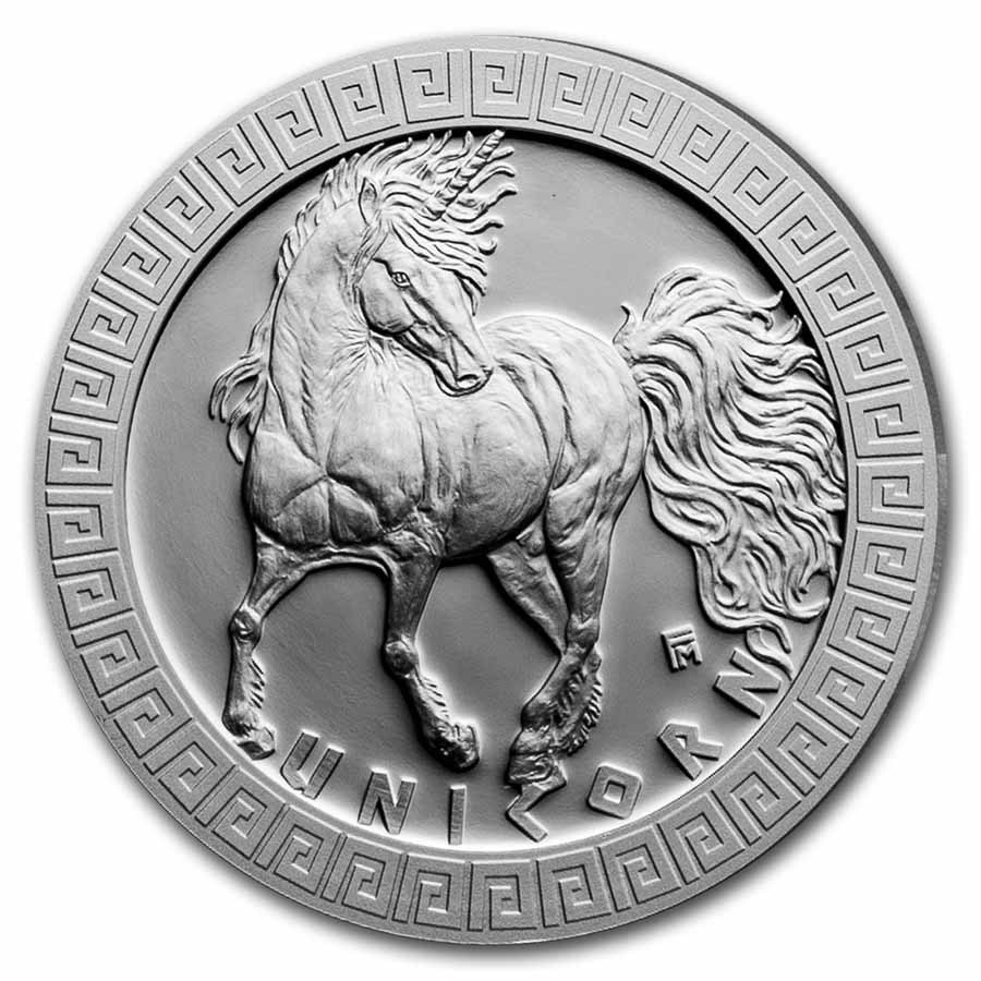 2021 Niue 1 oz Silver Proof Mythical Creatures: Unicorn