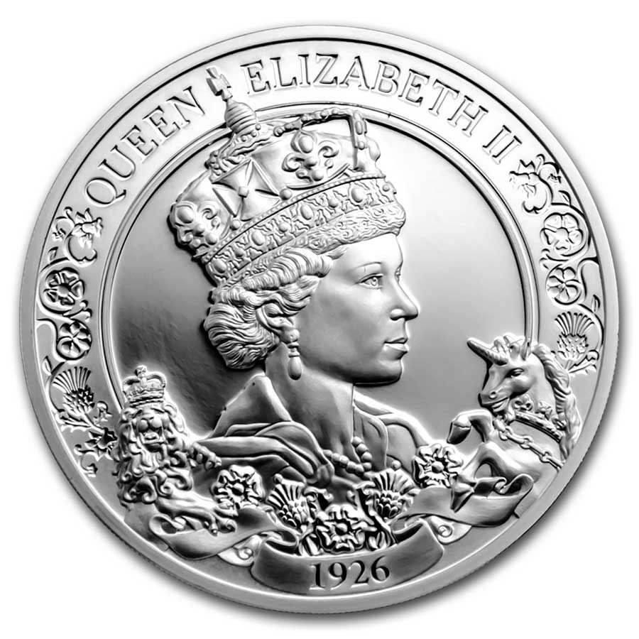 2021 Niue 1 oz Silver Proof Queen Elizabeth II 95th Birthday