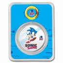 2021 Niue 1 oz Silver Sonic Colorized (with TEP)
