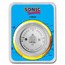 2021 Niue 1 oz Silver Sonic the Hedgehog 30th Anniversary (w/TEP)