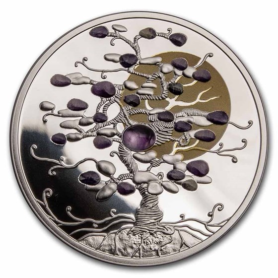 2021 Niue 1 oz Silver Tree of Luck Proof 2021 Niue 1 oz Silver Tree of Luck Proof