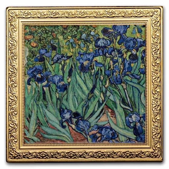 2021 Niue 1 oz Silver Vincent van Gogh: Irises 2021 Niue 1 oz Silver Vincent van Gogh: Irises