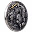 2021 Niue 2 oz Antique Silver Famous Chinese Warriors: Sima Yi
