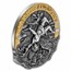 2021 Niue 2 oz Antique Silver Mythology; Daedalus and Icarus