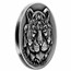 2021 Niue 2 oz Antique Silver Zentangle Art: Tiger