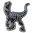 2021 Niue 2 oz Silver $5 Jurassic World Velociraptor Shaped Coin