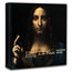 2021 Niue 2 oz Silver Leonardo da Vinci: Salvator Mundi Proof