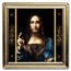 2021 Niue 2 oz Silver Leonardo da Vinci: Salvator Mundi Proof