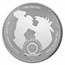 2021 Niue Colorized 1 oz Silver $2 Godzilla Coin (w/TEP)