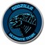 2021 Niue Colorized 1 oz Silver $2 Godzilla Coin (w/TEP)