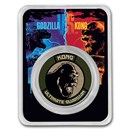 2021 Niue Colorized 1 oz Silver $2 Kong Coin (w/TEP)