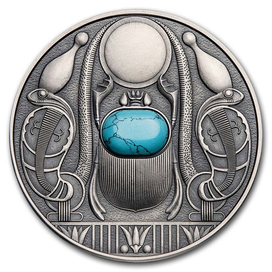 2021 Niue Silver Antique Scarabaeus 2021 Niue Silver Antique Scarabaeus
