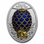 2021 Niue Silver Faberge Eggs Pinecone Egg