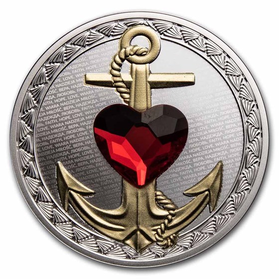 2021 Niue Silver Faith, Hope, Love Proof 2021 Niue Silver Faith, Hope, Love Proof