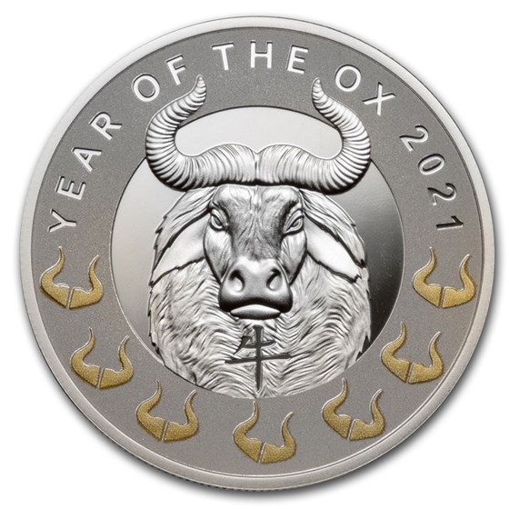 2021 Niue Silver Year of the Ox Proof 2021 Niue Silver Year of the Ox Proof