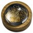 2021 NL 1 oz Gold Proof Lion Dollar (w/Bamboo & Glass Dome)