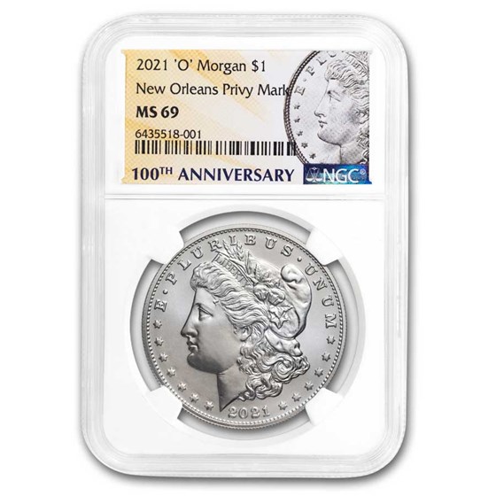 2021-(O) Silver Morgan Dollar MS-69 NGC 2021-(O) Silver Morgan Dollar MS-69 NGC