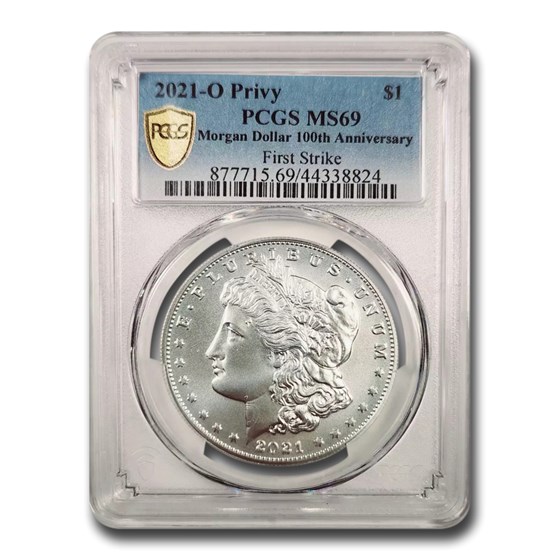 2021-(O) Silver Morgan Dollar MS-69 PCGS (FirstStrike®) 2021-(O) Silver Morgan Dollar MS-69 PCGS (FirstStrike®)