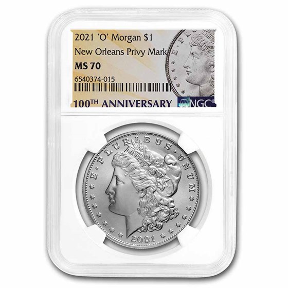 2021-(O) Silver Morgan Dollar MS-70 NGC