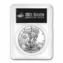 2021 (P) American Silver Eagle MS-69 PCGS (FDI, Black Label)