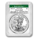 2021 (P) American Silver Eagle MS-69 PCGS (FS, Philadelphia)