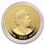 2021-P AUS 5 oz Gold Mythical Creatures Unicorn PF (Coin Only)