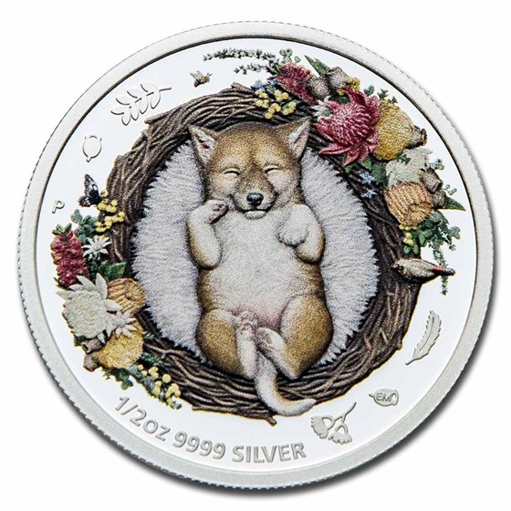 2021-P Australia 1/2 oz Silver Dreaming Down Under Dingo Proof 2021-P Australia 1/2 oz Silver Dreaming Down Under Dingo Proof