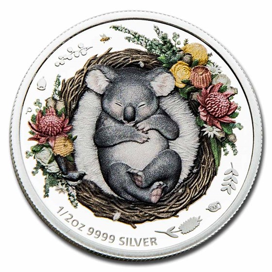 2021-P Australia 1/2 oz Silver Dreaming Down Under Koala Proof 2021-P Australia 1/2 oz Silver Dreaming Down Under Koala Proof