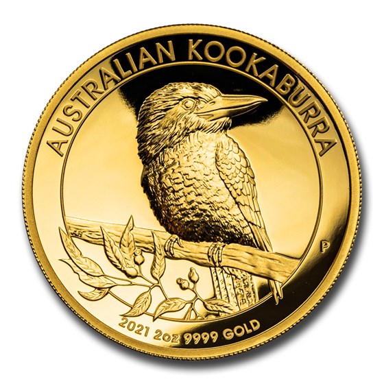2021-P Australia 2 oz Gold Kookaburra Proof (High Relief) 2021-P Australia 2 oz Gold Kookaburra Proof (High Relief)
