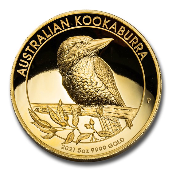 2021-P Australia 5 oz Gold Kookaburra Proof 2021-P Australia 5 oz Gold Kookaburra Proof
