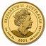 2021-P Australia 5 oz Gold Mythical Creatures Unicorn Proof