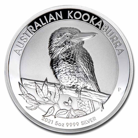 2021-P Australia 5 oz Silver Incused Australian Kookaburra Proof
