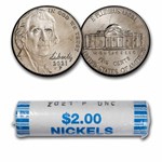 2021-P Jefferson Nickel 40-Coin Roll BU
