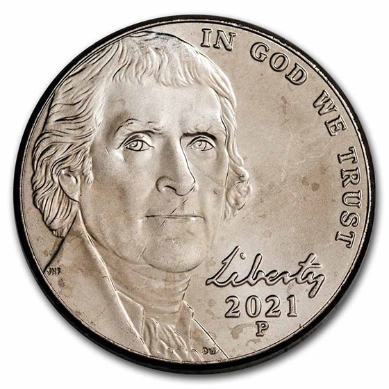 2021-P Jefferson Nickel BU 2021-P Jefferson Nickel BU