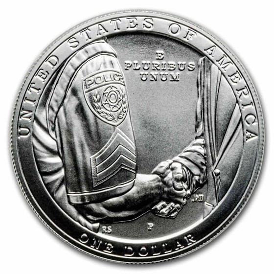 2021-P Law Enforcement Museum $1 Silver BU (w/Box & COA) 2021-P Law Enforcement Museum $1 Silver BU (w/Box & COA)