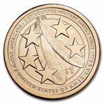 2021-P Native Amer $1 - Eagle Feathers BU
