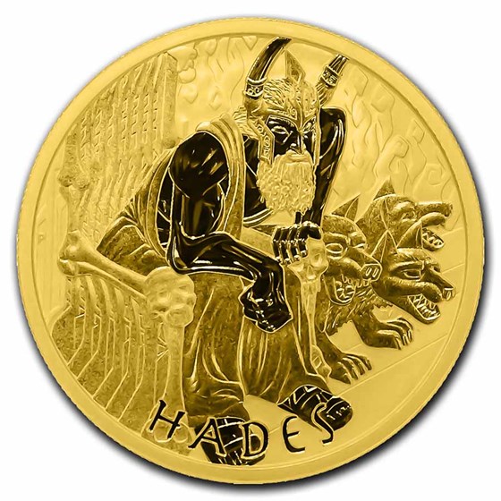 2021-P Tuvalu 1 oz Gold Gods of Olympus BU (Hades) 2021-P Tuvalu 1 oz Gold Gods of Olympus BU (Hades)