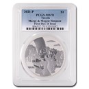2021-P Tuvalu 1 oz Silver Marge and Maggie MS-70 PCGS (FDI) 2021-P Tuvalu 1 oz Silver Marge and Maggie MS-70 PCGS (FDI)
