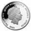 2021-P Tuvalu 1 oz Silver The Simpsons: Itchy & Scratchy Proof