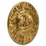 2021 Palau 1 oz Silver $5 Domed Inca Sun God (Gilded Gold)