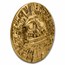 2021 Palau 1 oz Silver $5 Domed Inca Sun God (Gilded Gold)