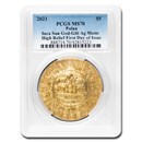 2021 Palau 1 oz Silver $5 Domed Inca Sun God Gilt MS-70 PCGS FDI 2021 Palau 1 oz Silver $5 Domed Inca Sun God Gilt MS-70 PCGS FDI