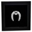 2021 Palau 1 oz Silver Antique Finish Horseshoe Shaped Coin