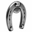 2021 Palau 1 oz Silver Antique Finish Horseshoe Shaped Coin